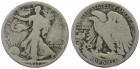 USA 1/2 Dollar 1917 o. Mzz. - Walking Liberty